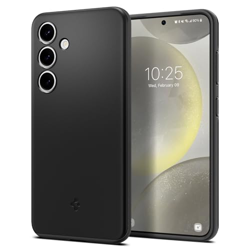 Spigen Thin Fit Coque Compatible avec Samsung Galaxy S24 5G - Noir
