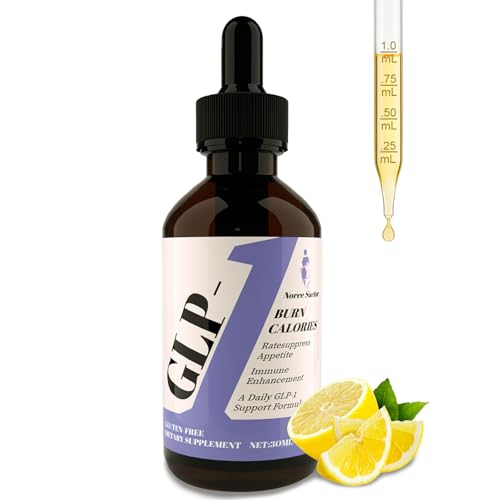 Norce Sactor GLP-1 Drops for Women and Men - Natural Liquid Supplement with Berberine, Cinnamon, Bromelain& Green Tea - Support for Digestive & Gut Health - Immune & Energy Support