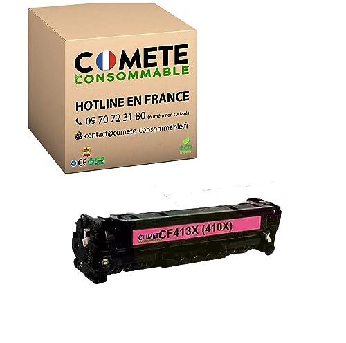 Toner CF410X Magenta pour HP LaserJet M477fdw Solution Contre les Impressions Ternes