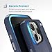Speck Black iPhone 16 Pro Case MagSafe - Slim Phone Case iPhone 16 Pro - iPhone 16 Pro Phone Case - Presidio 2 Grip - Black/Slate