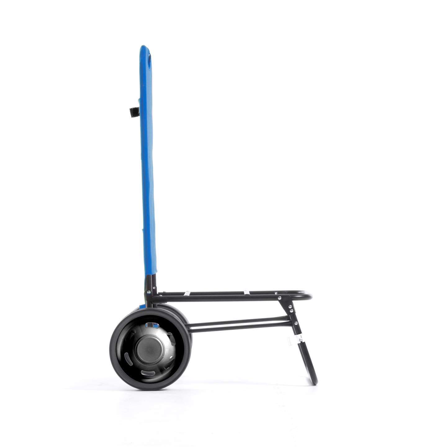 Carrello da Spiaggia Pieghevole con Ruote Grandi per Sabbia, Carrello Mare Portatutto Leggero 3,5 kg e Salvaspazio, Porta Ombrellone e Tasche, Portata 35 kg, 102x55x61,5 cm, Blu