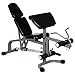 XMark FID Flat Incline Decline Weight Bench with Leg Extension and Preacher Curl XM-4419