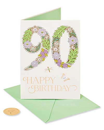 Papyrus 90. Geburtstagskarte Warm Memories