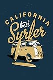 California Surfer 6x9 Notebook