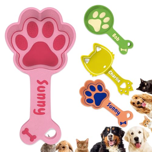 Cuchara Medidora Personalizada para Comida de Mascotas miniatura 1
