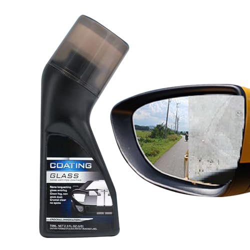 Antilluvia antivaho para cristales – 90 ml | Agente antiempañamiento para cristales de coche, agente antiempañamiento para parabrisas de coche de 90 ml, herramienta antivaho duradera para sedán