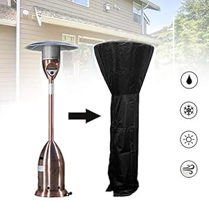 AACXRCR Patio Heater Cover, Meubelbeschermer Heater Protector Met Oxford Stof Waterdicht voor Waterdichte Tuin Buiten…