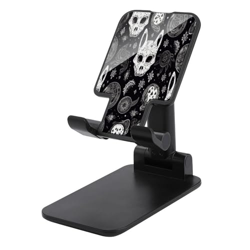 Support téléphone réglable lune et chat pour bureau et vidéos de nuit