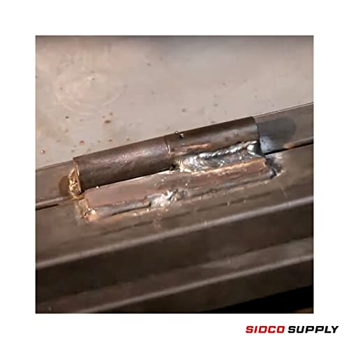 Sidco Supply 4 Pcs - 3” Weldable Barrel Hinges – 3 Inch X ¾ Inch – Heavy Duty Steel – Weld On Bullet Door Hinges – Detachable Hinges – ½” Pin Bearing - Metal Swing Doors, Gates, Windows, Door Hinge #TOP5