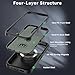 M MYBAT PRO Maverick Series Case for iPhone 15 Pro with Belt Clip Holster,[Compatible with Magsafe] w/Screen Protector,Anti-Drop,Shockproof,with 360°Rotating Kickstand,Heavy Duty Protection