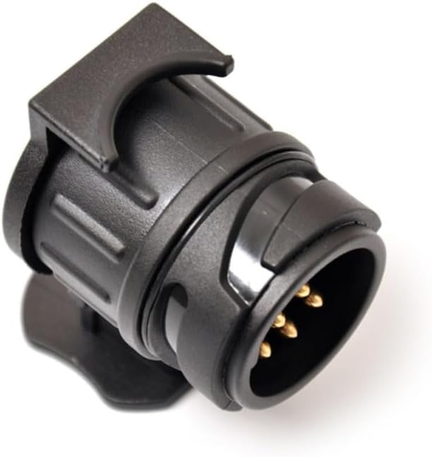 Gatuida Pcs Trailer Adapter Pin to Pin v Rv Connector Weatherproof Spring Locking Flap for Easy Connect