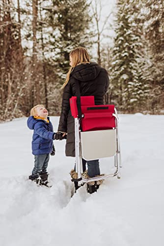 Picnic Time Nhl Washington Capitals Sports Chair With Side Table - Beach Chair - Camp Chair For Adults #TOP3