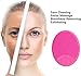 Shower Back Massager Body Scrubber -1 Pair Exfoliating Dual Texture Bath Gloves and 3 Pcs Super Soft Silicone Facial Cleansing Brush for Shower, Spa, Massage and Body Scrubs, Dead Skin Cell Remover