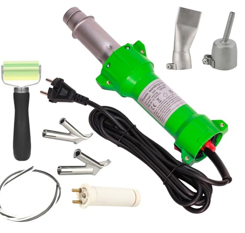 Beyondlife 1600W Les Thermique Pistolet Pistolet à Air Chaud Torche de Soudage Soudeur plastique Soudeur Pistolet de soudage pour sol, avec éclairage LED