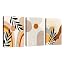 Boho Orange Geometric Lines