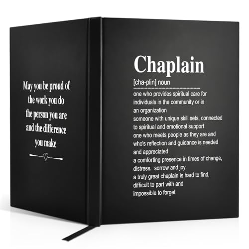 Cadeau de remerciement pour pasteur : carnet de notes rigide - 2
