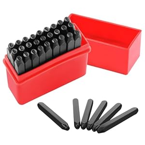 Coolty BM120 27 Stück Metallstempel-Set