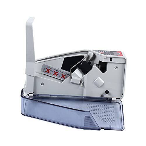 Contador de dinero portátil, 19 x 5 x 9 cm, contador de dinero, 600 unidades/min, mini contador de monedas, pantalla LED, máquina de contar dinero para uso en bancos, tiendas