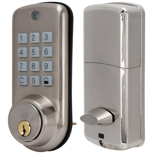 Serrure de porte intelligente à code et clé pour ne plus jamais perdre vos clés - 3