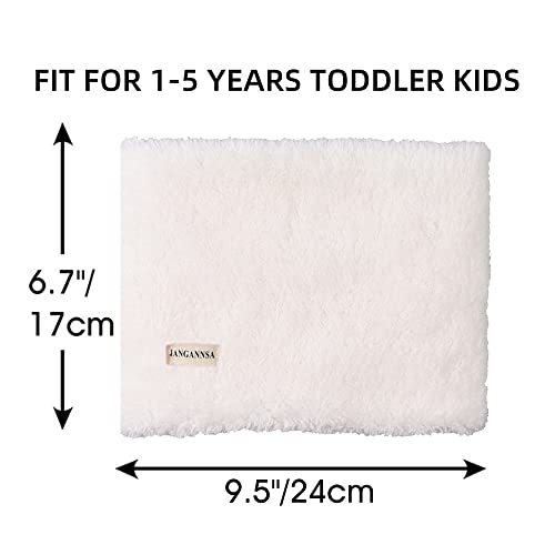 Image of JANGANNSA Fleece Kids Scarf - Warm Winter & Autumn Neck Warmer for Boys & Girls 1-6Y