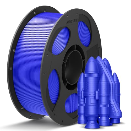 Image of ANYCUBIC PLA Plus (PLA+), 3D Printer Filament 1.75mm, High Toughness 3D Printing Filament, Dimensional Accuracy + /- 0.02mm, Print with Most FDM 3D Printers, 1KG Spool, Dazzling Blue