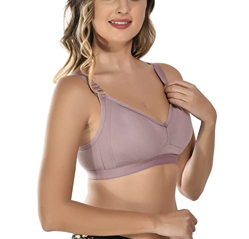Image of Viral Girl Women's Wire-Free Cotton Hosiery Bra | Non-Padded, Full Coverage, Adjustable Straps | Soft Comfortable Innerwear with Hook & Eye Closure for Everyday Use