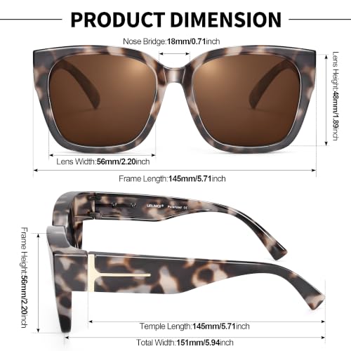 Image of URUMQI Night Driving Glasses Polarized Fit Over Night Vision Glasses Women