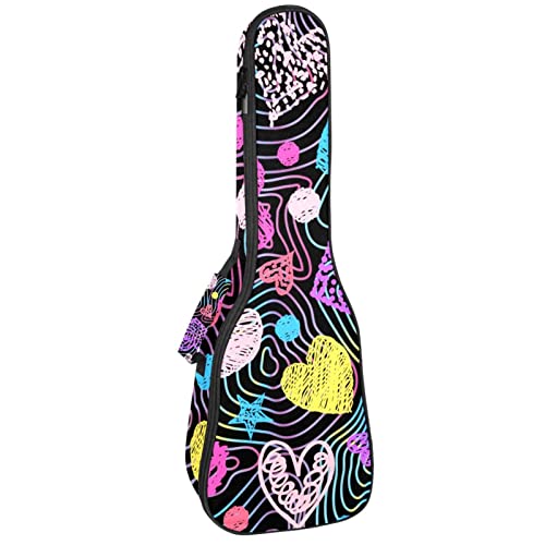 Sac robuste pour ukulélé concert housse de rangement étanche 10 mm