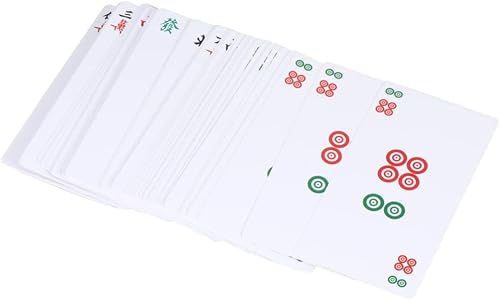 Totority Mini naipes 1 juego de naipes impermeables entretenimiento utilería póker mah-jongg naipes a prueba de agua viaje práctico naipes