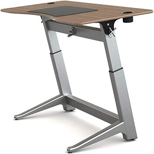 Active Collection Locus 6 Adjustable Standing Desk, Veneer Top, Black Walnut