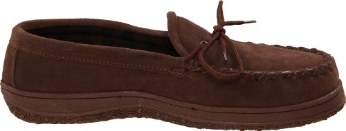 Old Friend Men's Wisconsin Slipper, Chocolate, 13 #TOP5