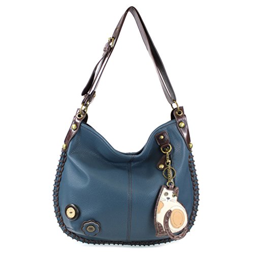 CHALA Charming Hobo/Xbody (Cat) (Navy Blue)