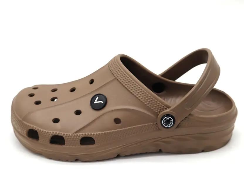 Image of SVAAR Men's Lightweight Classic Clogs || Sandals with Adjustable Back Strap for Men
