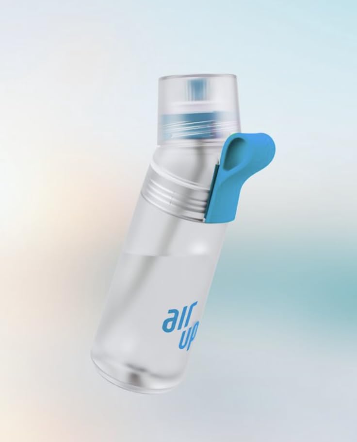 Air Up Twist Pro 600ml Trinkflasche - Transparent/Blau inkl. Airup Pods