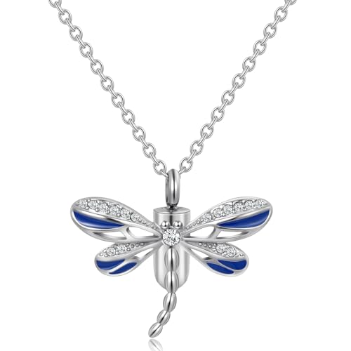 Turtle Angel Dog Butterfly Cremation Jewelry for Ashes Stainless Steel Urn Necklace Ash Holder for Women Men