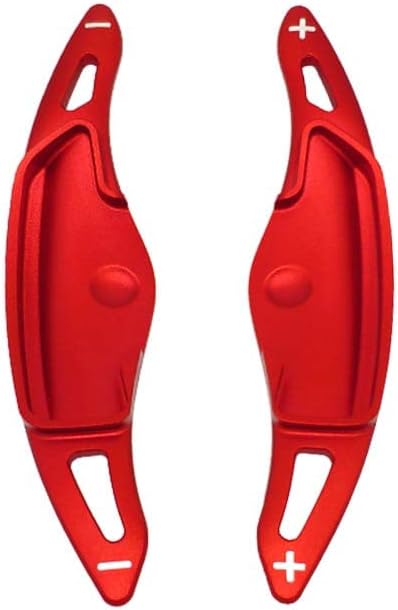 YOUTOOCAR Aluminum Alloy Steering Wheel Cover with Shift Paddle Extensions - Compatible with Hyundai Tucson, Sonata, Palisade & More (Red)