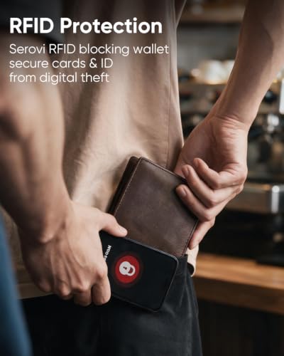 Serovi Genuine Leather Bifold Wallet