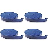 22 Yards Cable Straps Hook Loop Tape, 4 Rolls Reusable Fastening Cable Ties, Charger Organizer, N...