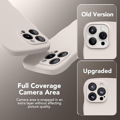 Coque silicone iPhone 16 Pro MagSafe couleur pierre antichoc - 7