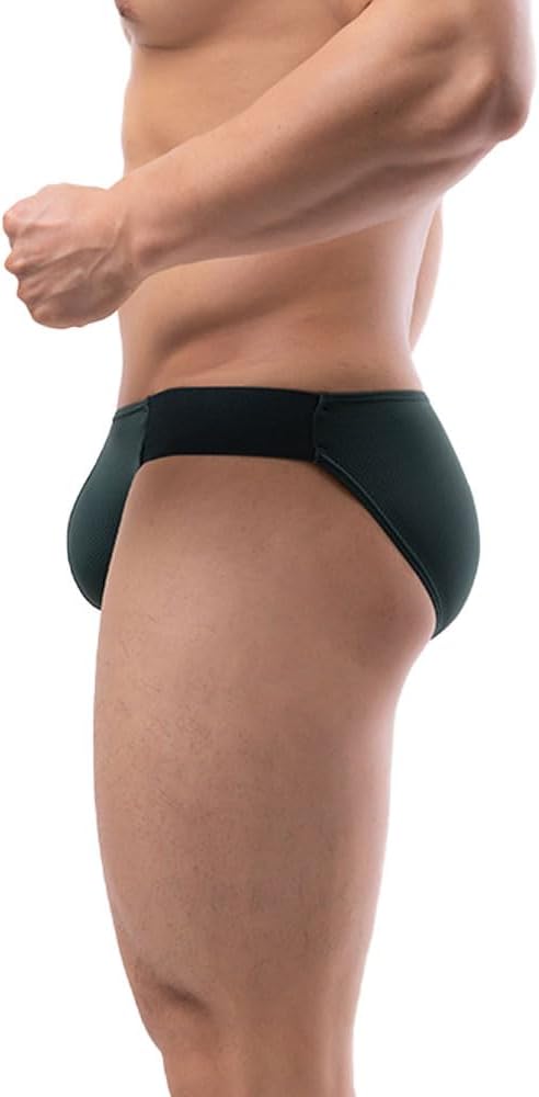 Summer Code Mens Bikini Briefs Soft Breathable Bulge Pouch Underwear Micro Mesh Panties Scrunch Butt Underpants - Image 4