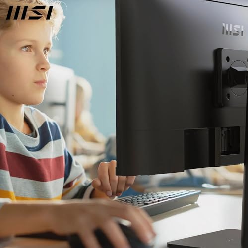 Image of MSI PRO MP273UP E6 27-Inch 4K UHD Computer Monitor, 3840 x 2160 IPS, 60Hz, 4ms, HDR Ready, Eye Care, Built-in Speaker, PiP /PbP, HDMI 2.0b, DP 1.4a, Tilt /Height Adjustable, Vesa Mount, Black