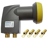 sat lnb für 4 teilnehmer ✅ 4 Teilnehmer-Anschluss (zur Versorgung von bis zu 4 Receiver/TV) - Humax Qualitätsprodukt für 4 Teilnehmer. Dank hohem Signalpegel ideal für lange Verkabelungen.