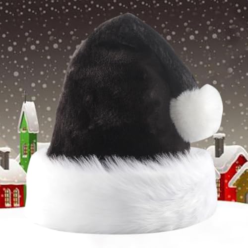 Adult Christmas Hat Unisex Santa Hats Xmas Holiday Winter Party Supplies - image 2