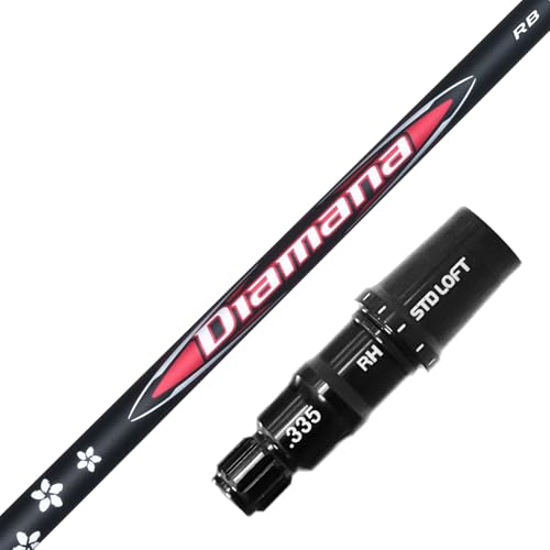 RusTick テーラーメイド用互換性スリーブ付き シャフト DIAMANA RB ディアマナ RB 日本仕様 (SIM2 MAX/SIM MAX ドライバー45.0インチ)(DIAMANA RB 83-S)