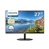 PHILIPS モニターディスプレイ 27E1N3300A/11 (27インチ/IPS/FHD/75Hz/1ms/5年保証/HDMI 1.4x1, USB Type-Cx1 /USB3.2ポートx4/チルト/フレームレス/ブルーライトカット/スピーカー/AMD FreeSync/省資源化パッケージ)