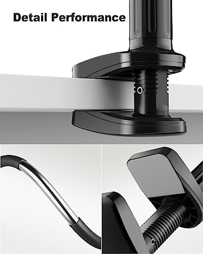 Saiji C1-B-US03FBM Gooseneck Bed Phone Holder, Flexible Long Arm Phone Mount For Desk, Clip Bracket Clamp Stand, Iphone Stand, Mobile Cell Phone Stand Document Camera Nintendo Switch thumb #5
