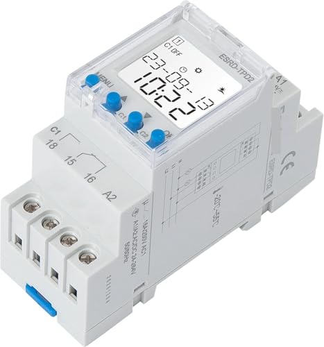 Digital Weekly Time Switch ESRD-TPD2 interrupteur horaire programmable 2 canaux - 6