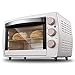 Mini piekarnik 20L wielofunkcyjna maszyna do pieczenia chleba, w tym grillowana siatka do pieczenia i uchwyt na tacę 1200w moc gotowania biały