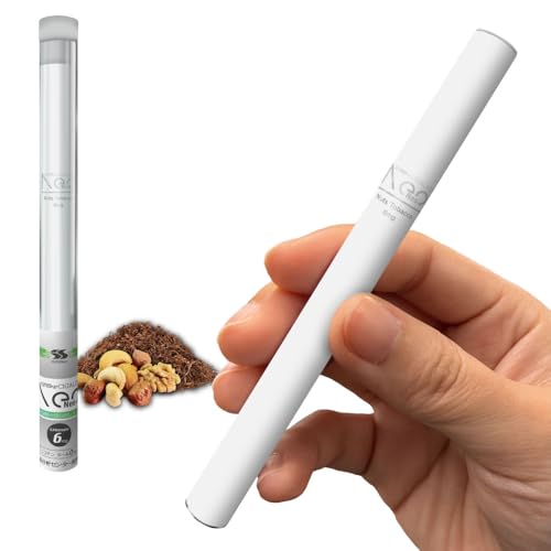 iSmoke Cigaless Neo シガレスネオ シガレス リモネン リモネート 天然成分 配合 電子タバコ タール ニコチン0 VAPE 使い捨て (重さ 6mg, ナッツタバコ 1本)
