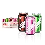 Stillerβs Natural Soda Variety Pack β Shirley Temple, Lemon Lime & Root Beer β 12pk of Low Sugar, Vitamin-Enriched Cans β All-Natural, No-Biotic, Zero-Guilt Sodas for Real Soda Lovers